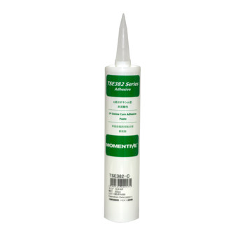 Momentive TSE382 Silicone Sealant 20936, 333 ml Cartridge, White
